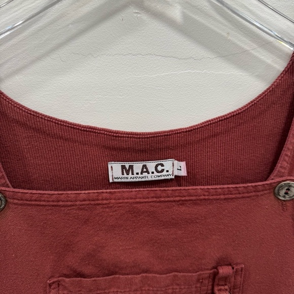 Marin Apparel Company M.A.C. Cotton Overall Dress Made in USA Large - Picture 4 of 9